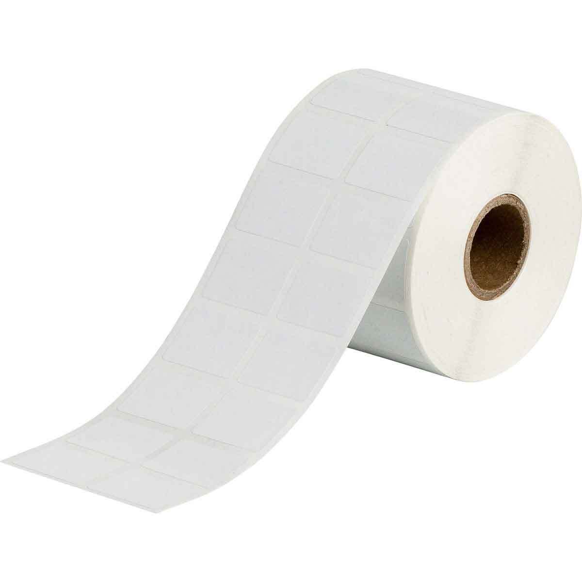 Brady® 0.75" X 1" White FreezerBondz™ Cold-Temperature Application/Cryogenic Storage Polyester Label (2500 Per Roll)