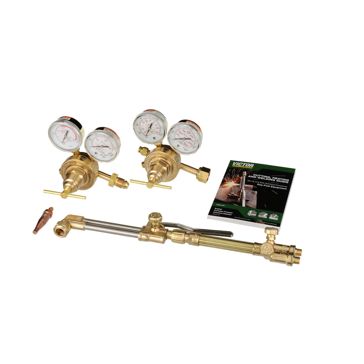 Victor® Journeyman® 350 Heavy Duty Acetylene Cutting /Welding Outfit CGA-510