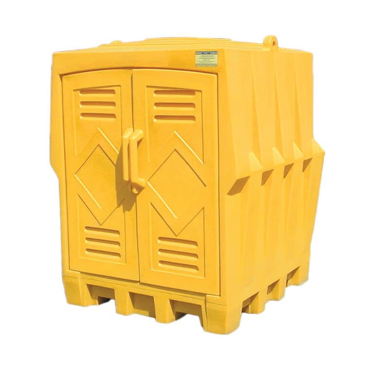 Eagle 66 Gallon Yellow HDPE Storage Building