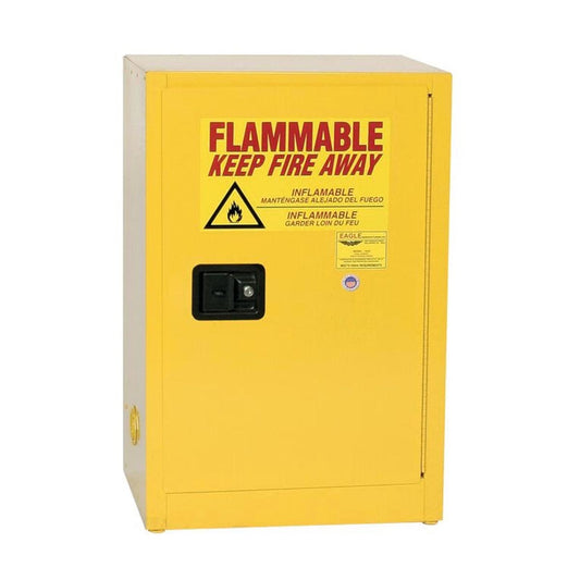 Eagle 12 Gallon Yellow Steel Safety Storage Cabinet