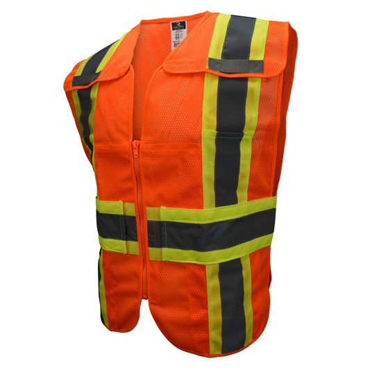 Radians 3X - 5X Hi-Viz Orange Mesh Vest