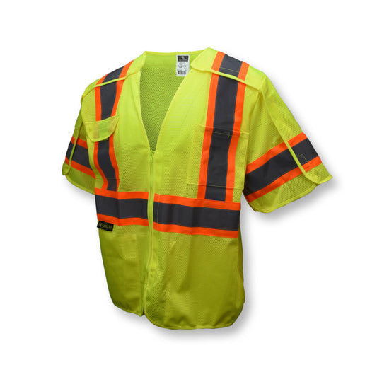 Radians Medium - Large Hi-Viz Green Mesh Vest