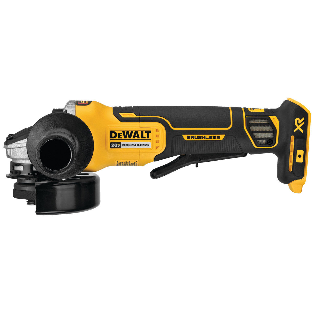 DeWalt DCG413B 20V MAX* XR® 4.5 IN. PADDLE SWITCH SMALL ANGLE GRINDER WITH KICKBACK BRAKE (TOOL ONLY)