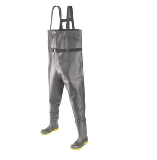 Dunlop® Protective Footwear Size 8 Onguard Black 56.6" Polyester/PVC Chest Waders