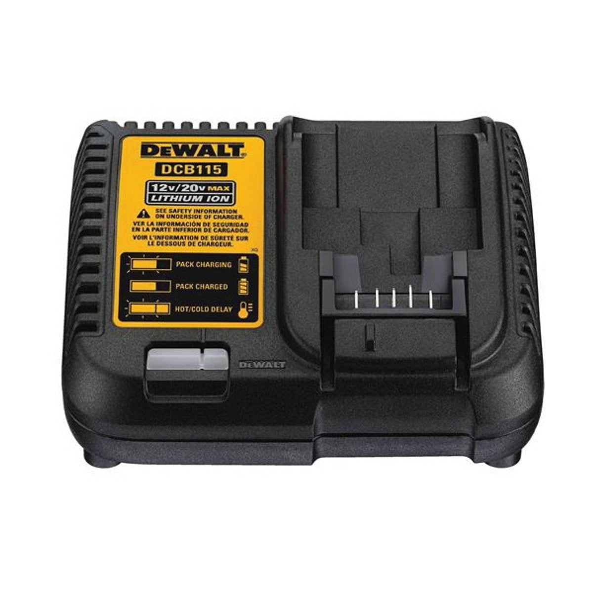 Dewalt DCB115 12V to 20V Battery Charger, Li-Ion