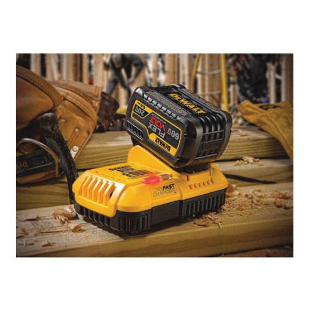 DeWALT DCB118  20V - 60V MAX FLEXVOLT Fan Cooled Fast Charger, For Use With 20V and 60V MAX Batteries