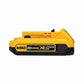 DeWALT DCB203-2   20V MAX XR® Li-Ion Compact Battery Pack, 2.0 Ah, (2/PK)