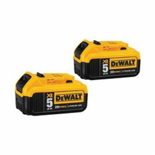 DeWALT DCB205-2  20V MAX Premium XR® Li-Ion Battery Pack, 5.0 Ah, (2/PK)