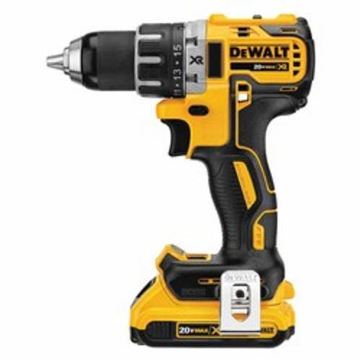 DeWALT DCD791D2 20V MAX XR® Brushless Compact 1/2" Drill/Driver Kit W/ (2) 2.0 Ah Batteries