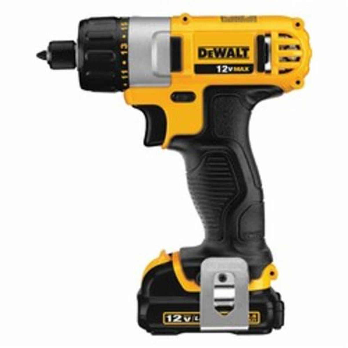 DeWALT DCF610S2  12V MAX 1/4" Screwdriver Kit W/ (2) 1.5 Ah Batteries