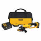 DeWALT DCG412P2  20V MAX 4-1/2" Grinder Kit W/ (2) 5.0 Ah Batteries