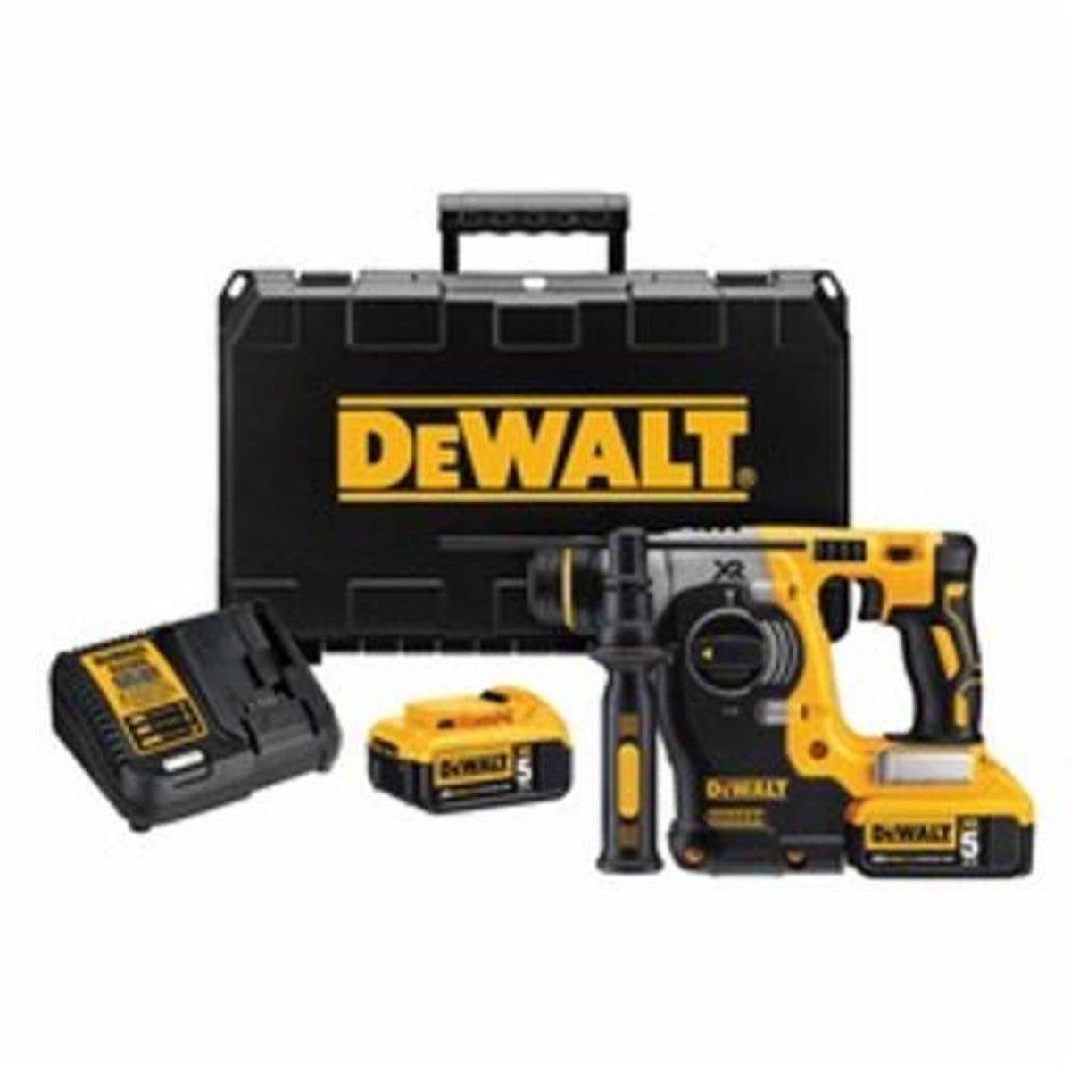 DeWALT DCH273P2  20V MAX XR® 1" L-Shape SDS-Plus Brushless Rotary Hammer Kit