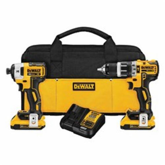 DeWALT DCK287D2  20V MAX XR® Compact Hammer Drill and Impact Driver Combination Kit