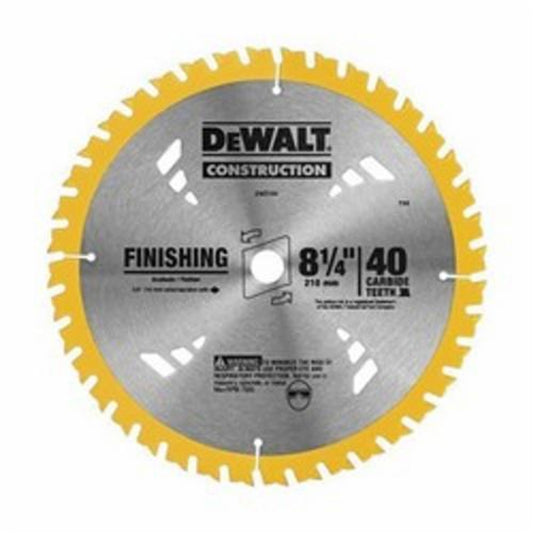 DeWALT DW3184   8-1/4" Thin Kerf Circular Saw Blade W/ 5/8" Arbor, 40 Tooth ATB, Carbide Cutting Edge