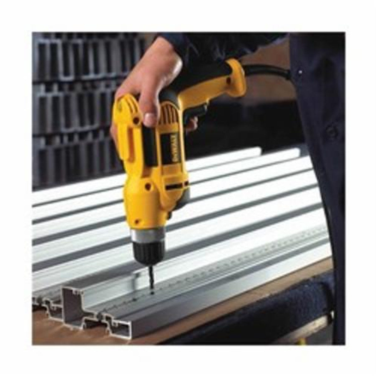 DeWALT DWD110K  3/8" VSR Drill Kit,  Pistol Grip, Keyless Chuck, 7 AMP