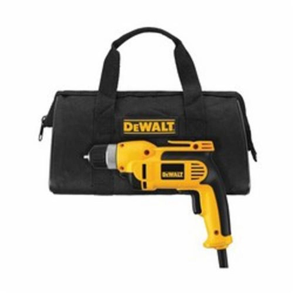 DeWALT DWD110K  3/8" VSR Drill Kit,  Pistol Grip, Keyless Chuck, 7 AMP