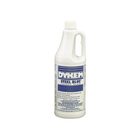 DYKEM 80600 Layout Fluid, STEEL BLUE, 930 mL Bottle, (Per Each)