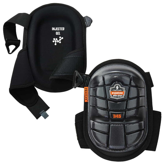 Ergodyne Black ProFlex® 345 TPE/Polyester/Foam/Gel Knee Pad With Gel/Foam Padding