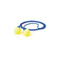 3M™ 080529-18001 E-A-R Push-Ins Corded Push-to-Fit Ear Plug, Pod, Universal, 28 dB Noise Reduction, Yellow,  (100/BX) (Per Box)