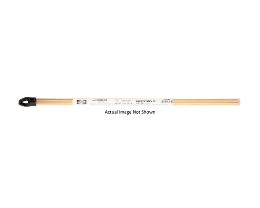 Harris® 1/8" X 18" BAg-5 Safety-Silv® 45 High Silver Brazing Alloy Filler Metal 15 toz Tube