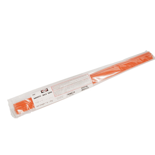 Harris® 3/32" X 18" BAg-7 Safety-Silv® 56 High Silver Brazing Alloy Filler Metal 1 lb Bag