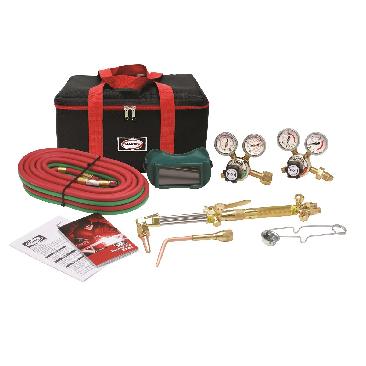 Harris® Model HMD 85-801-510 Ironworker® Deluxe Medium Duty Acetylene Cutting/Welding Outfit CGA-510