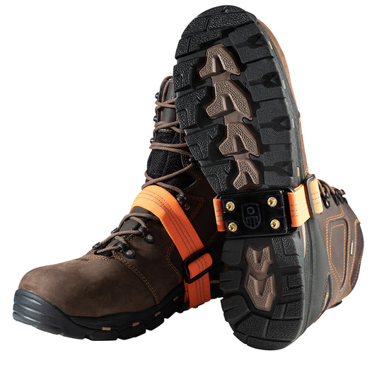 IMPACTO® Black/Orange Plastic/Elastic/Brass Traction Device