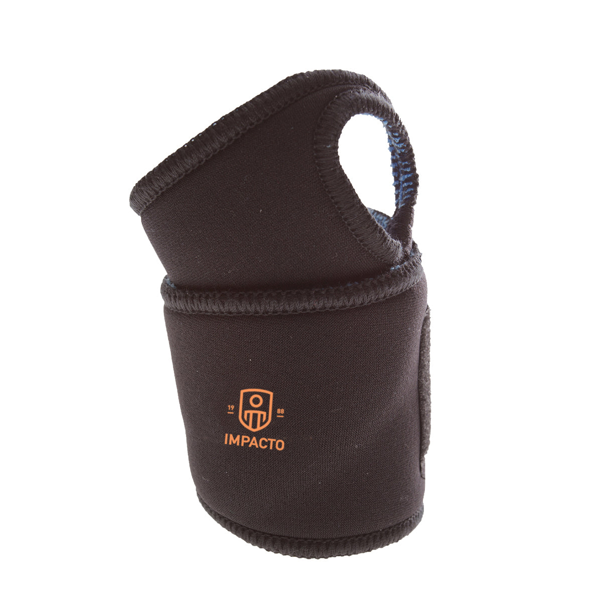 IMPACTO® Medium 6.5" - 7.5" Black Thermo Wrap Nylon/Neoprene Therapeutic Wrist Support