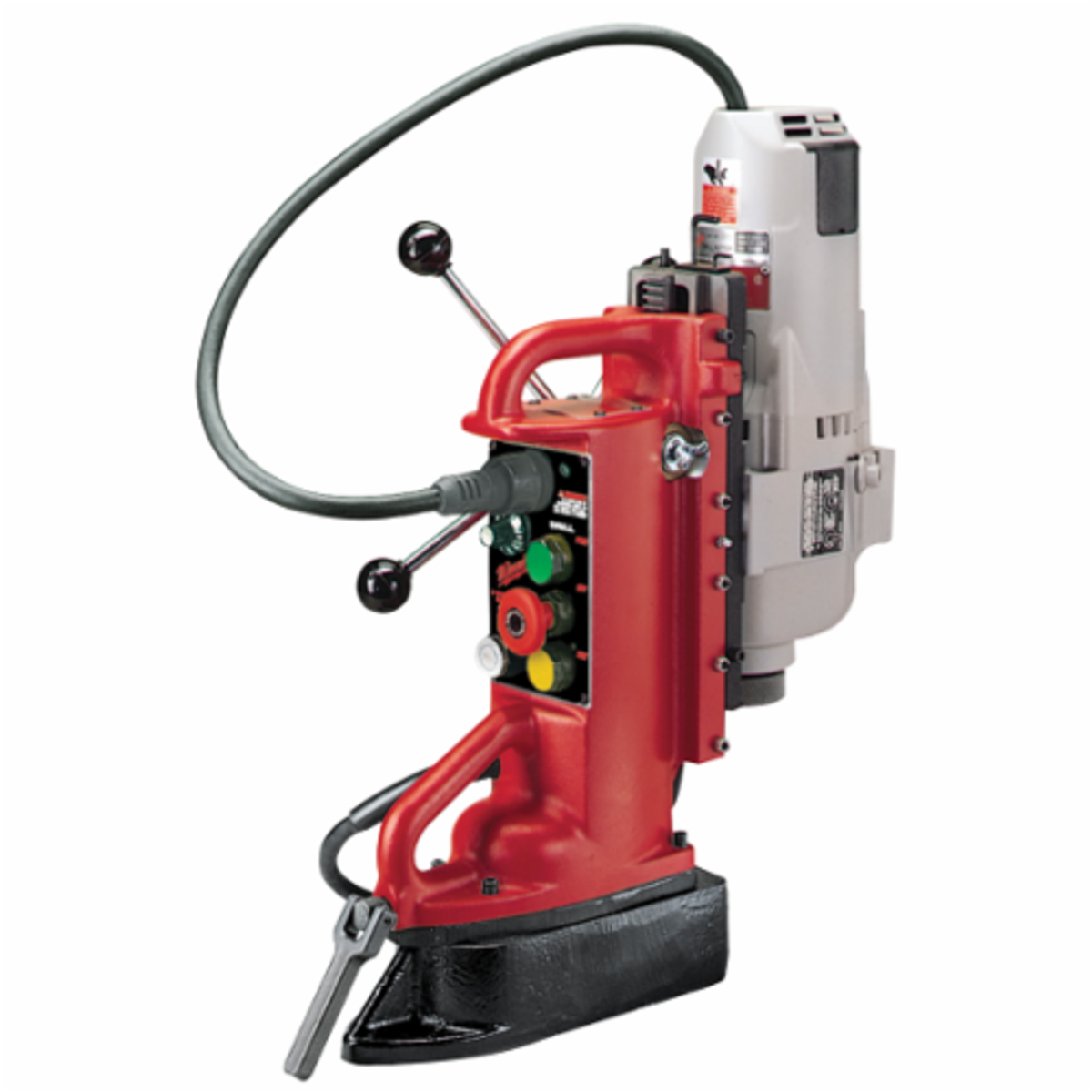 Milwaukee 4209-1 Adjustable Position Heavy Duty, 1-1/4 in Chuck, 2 hp, 5-3/32 in Drill to Center From Base, 750/375 rpm Spindle, 120 VAC