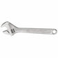 Proto J715L Uninsulated Adjustable Wrench, 1-11/16 in, 15 in OAL, Forged Steel Body, Forged Steel, Satin Chrome, ASME B107.8/ASME B107.100