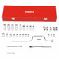 Proto J52138  3/8" Drive - 12 And 8 Point 33-Piece Combination Socket Set