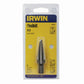 Irwin® 10233 Unibit Fractional Self-Starting Step Drill, #3, 1/4 in Dia Min Hole, 3/4 in Dia Max Hole, 9 Steps
