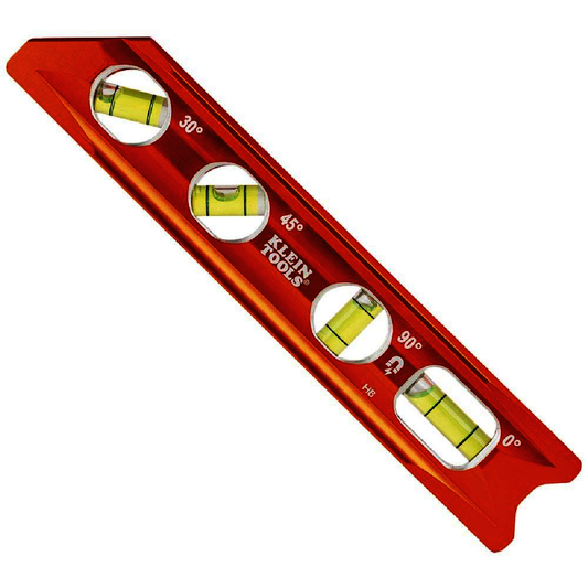 Klein Tools 11.75"  x 4.4" x 1" Aluminum Magnetic Torpedo Level