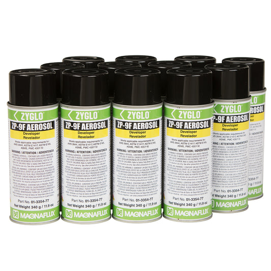 Magnaflux 11.9 Ounce Aerosol Can White Zyglo® ZP-9F Developer