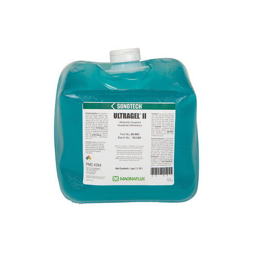Magnaflux 1 Gallon Cubitainer Blue SONOTECH® Ultragel II Ultrasonic Couplant