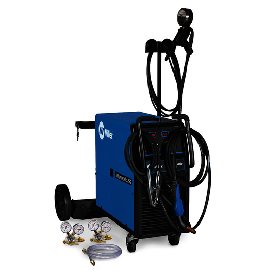 Miller® Millermatic® 252 Single Phase MIG Welder With 208 - 240 Input Voltage, 300 Amp Max Output, MDX™ 250 Gun, And Accessory Package