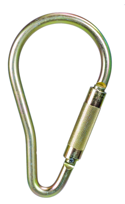 MSA Auto-Locking Steel Self-Locking Carabiner With 2.1" Gate Opening