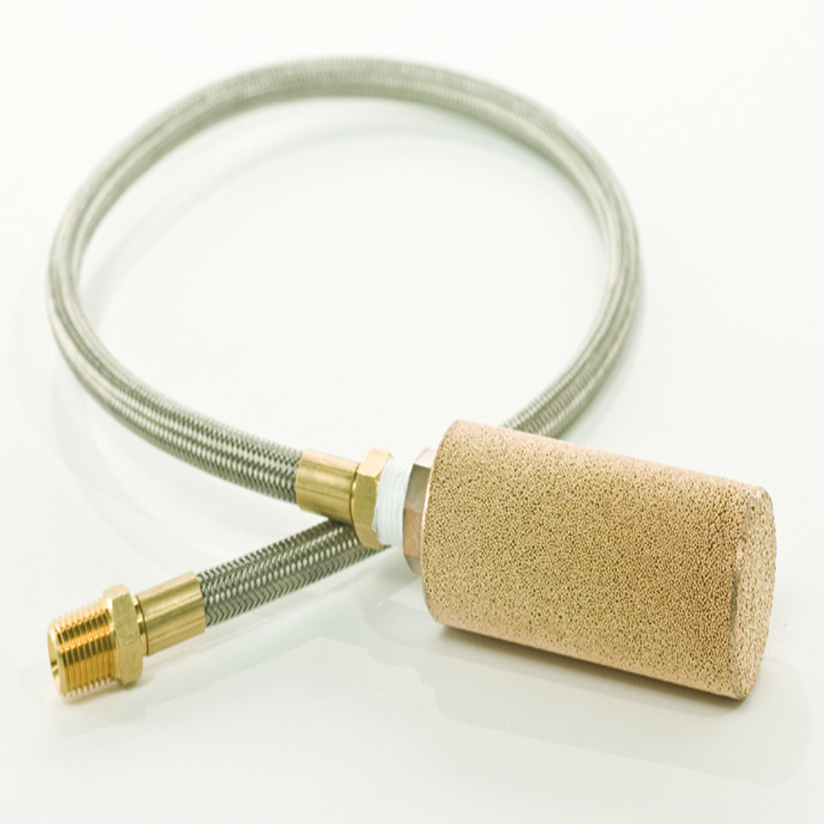 MVE Inc 1/4" X 2' CGA-295 Liquid Nitrogen Flexible Transfer Hose With Medium Phase Separator