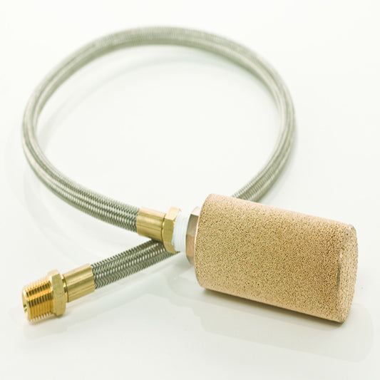MVE Inc 1/4" X 2' CGA-295 Liquid Nitrogen Flexible Transfer Hose With Medium Phase Separator