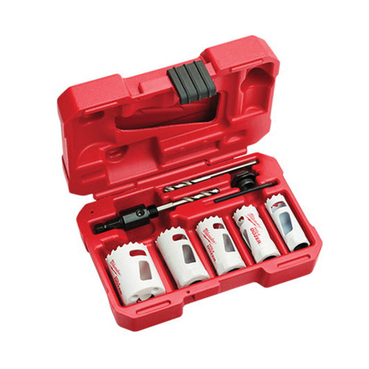 Milwaukee 49-22-4006 Hole Dozer General Purpose Hole Saw Kit, 9 Pieces, Bi-Metal