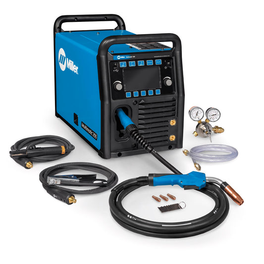 Miller® Multimatic® 255 Single Phase MIG Welder With 208 - 575 Input Voltage, 350 Amp Max Output, And Accessory Package