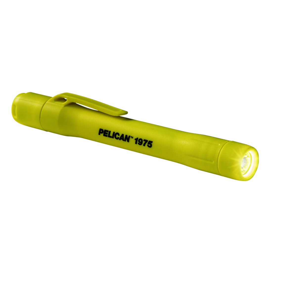 Pelican™ Yellow Flashlight With Helmet Bracket