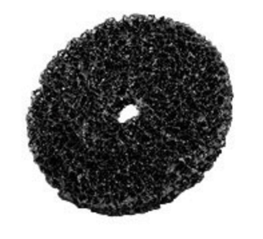 3M™ 7" X 5/8" Extra Coarse Grade Silicon Carbide Scotch-Brite™ Black Disc
