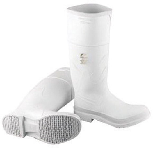 Dunlop® Protective Footwear Size 12 Onguard White 16" PVC Knee Boots