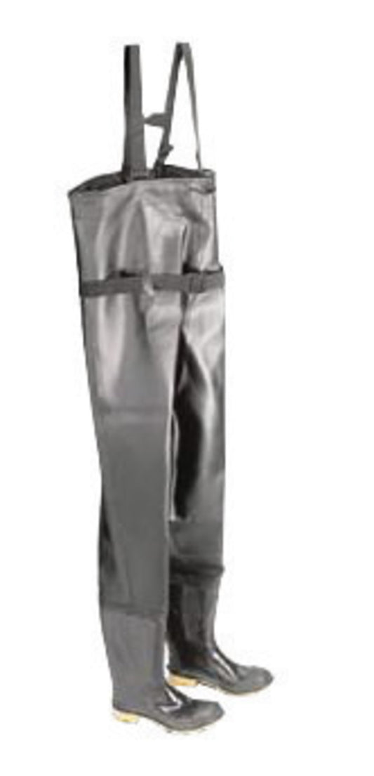 Dunlop® Protective Footwear Size 7 Onguard Black 56.6" Polyester/PVC Chest Waders