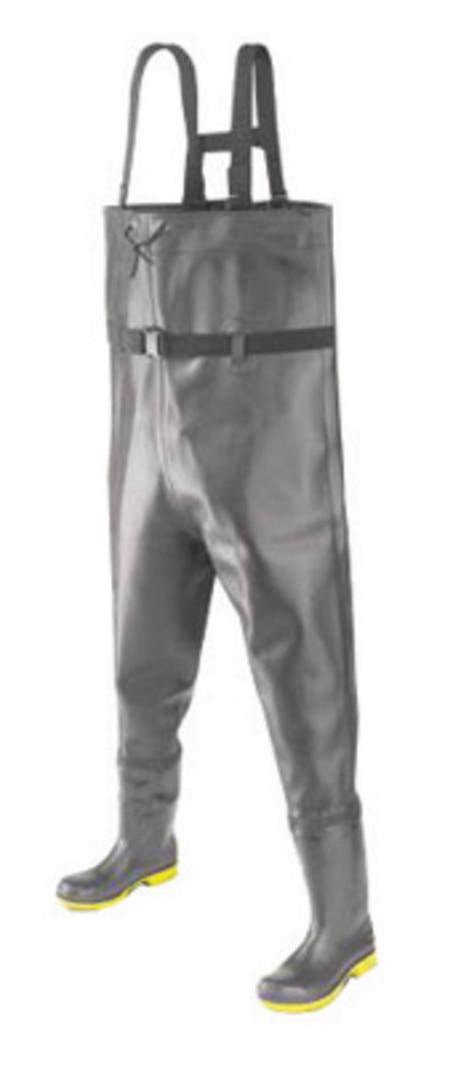 Dunlop® Protective Footwear Size 11 Onguard Black 56.6" Polyester/PVC Chest Waders
