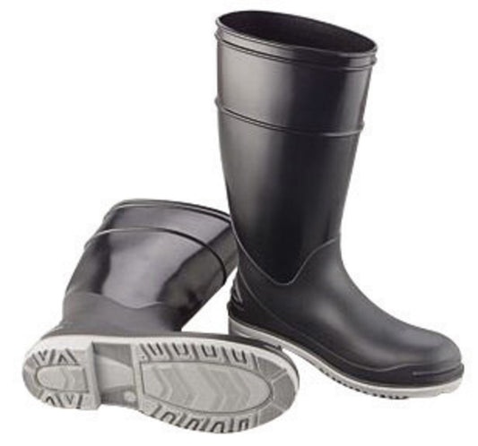 Dunlop® Protective Footwear Size 10 PolyGoliath Black 16" Polyblend Knee Boots