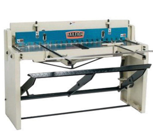Baileigh Industrial® 52" X 14.1" 1° Bend Manual Foot Stomp Shear