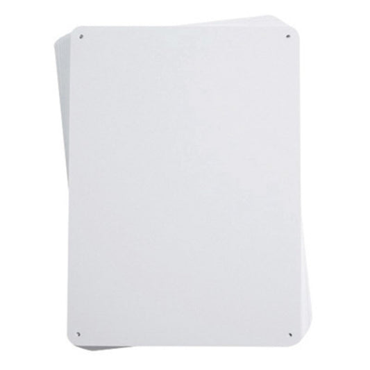 Brady® 10.25" X 14.25" White 0.06" Rigid Polystyrene Blank Sign