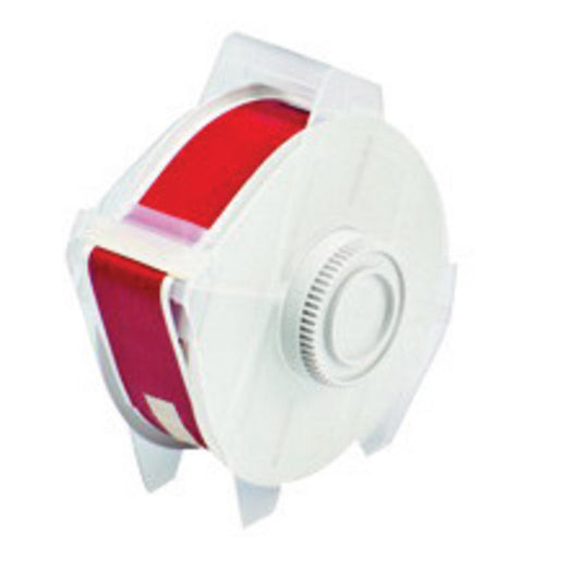 Brady® 1 1/8" X 100' Red GlobalMark® Permanent Acrylic Polyester Thermal Transfer Label (100 ft Per Roll)